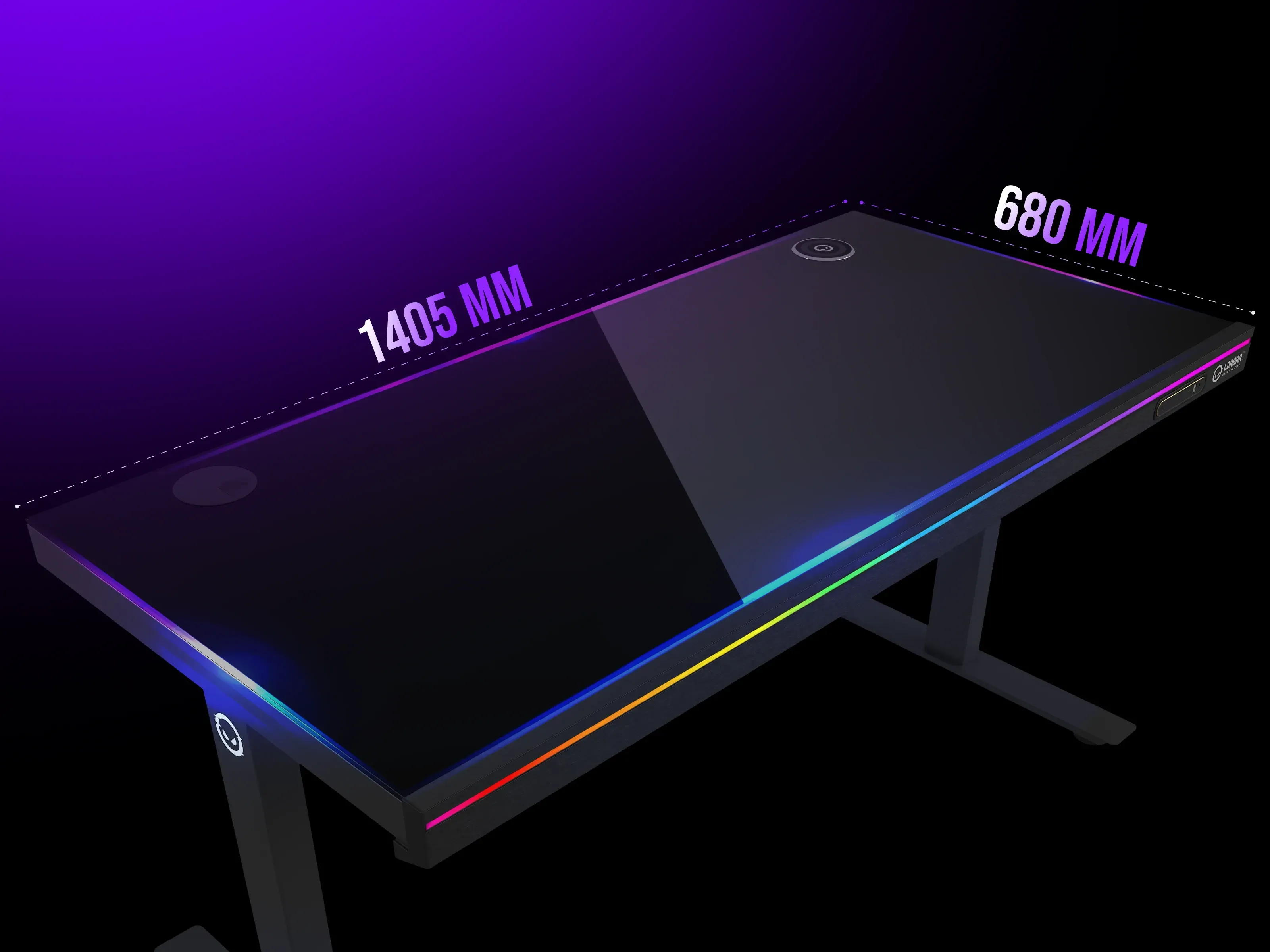 LORGAR PRO DP80W gamingbord for gaming og arbeid