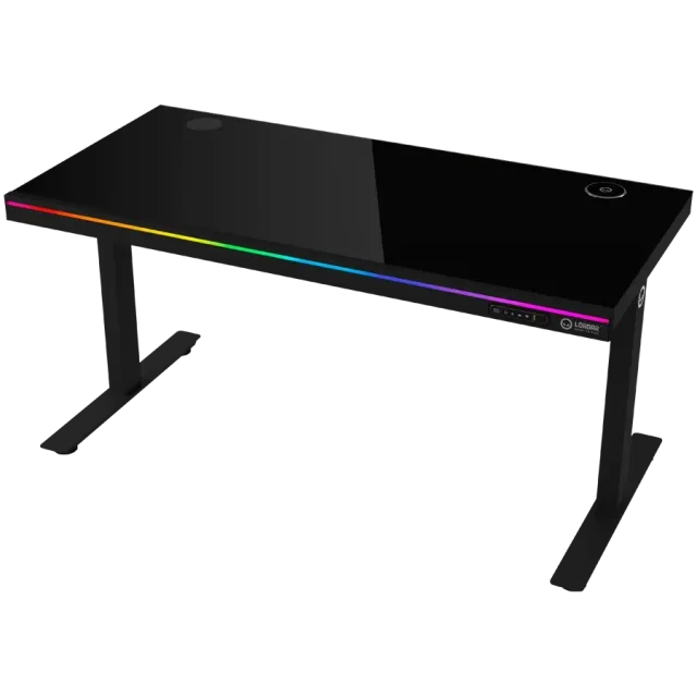 LORGAR PRO DP80G – Gamingbord, Herdet glass