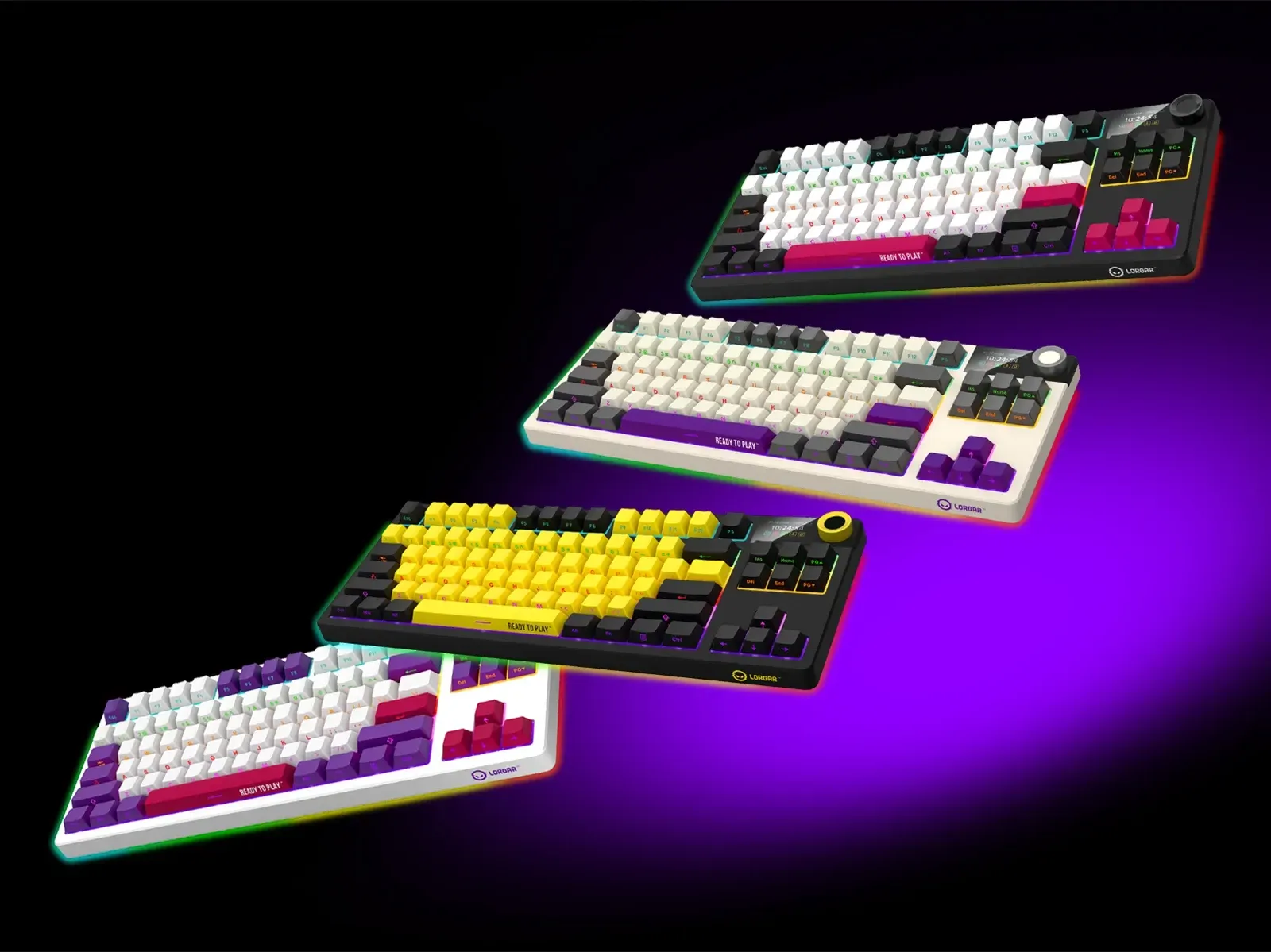 LORGAR KBP70TKLW PRO design og keycaps