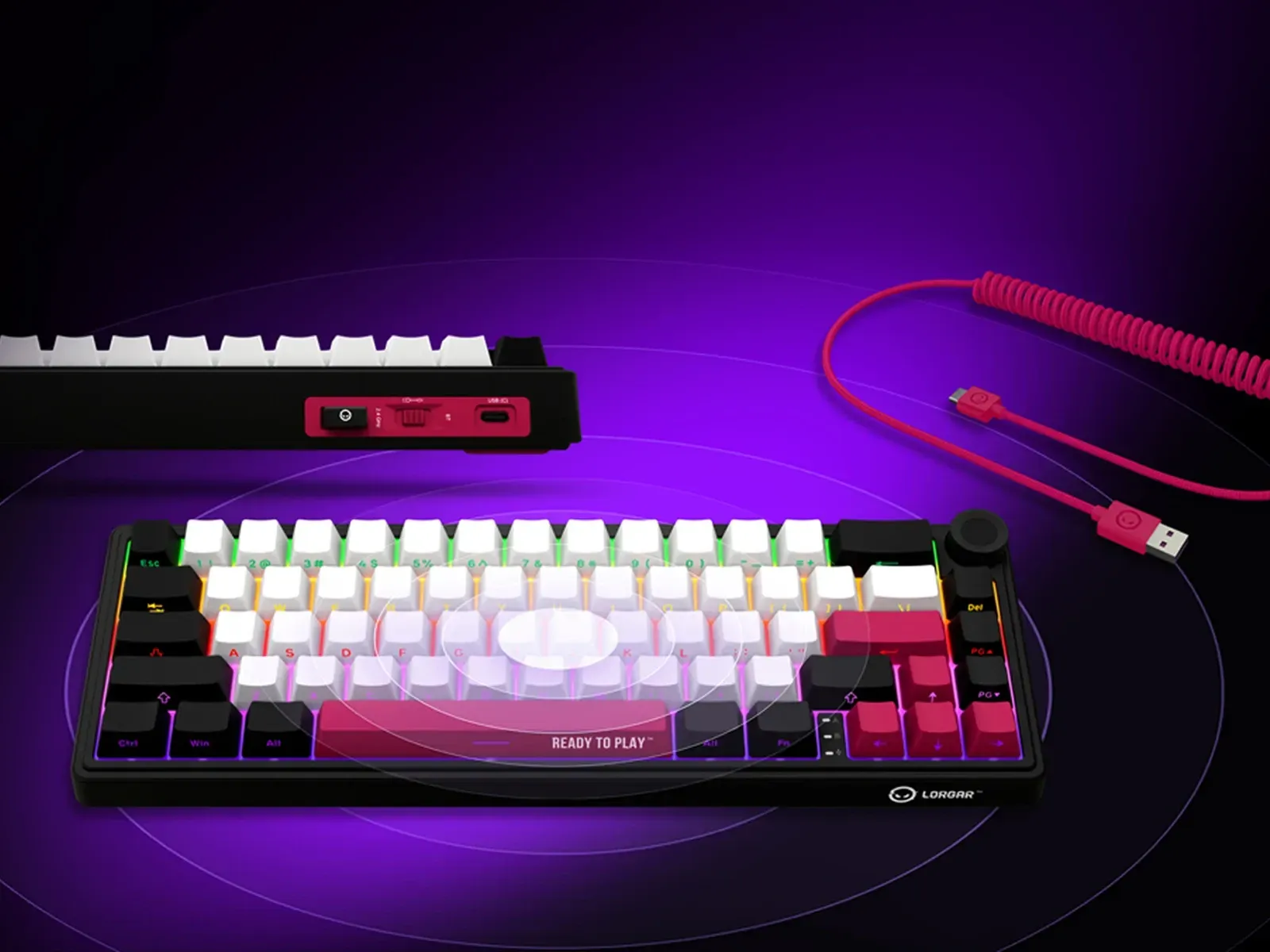LORGAR KBP70MW PRO trådløst gaming-tastatur