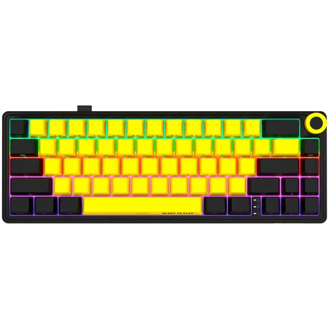 LORGAR KBP70MW PRO Gaming-Tastatur Gult