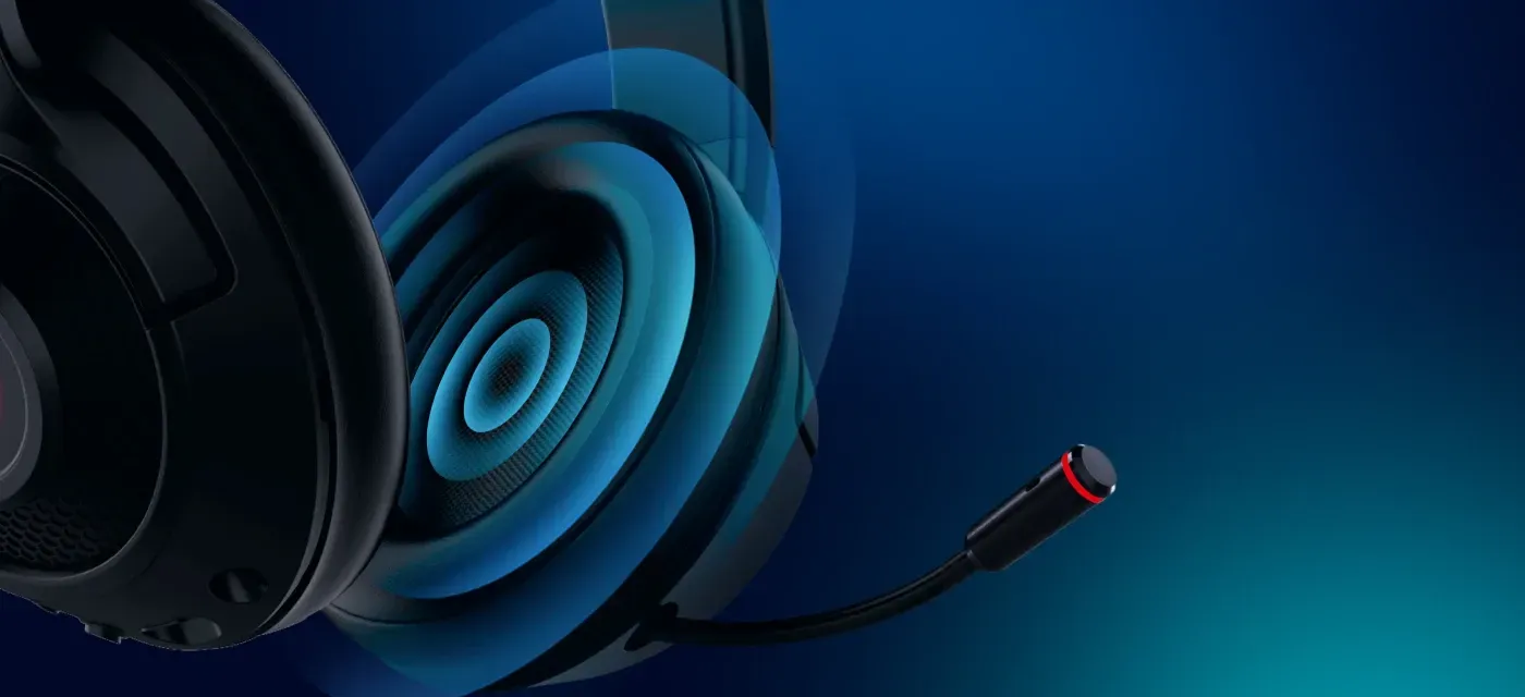 LORGAR Noah 500 PRO gaming-headset med 40 mm høyttalerelementer