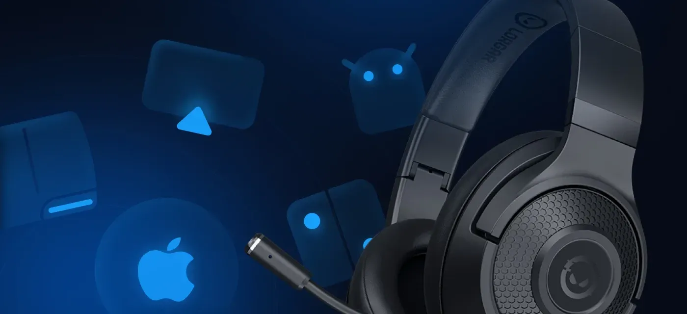 LORGAR Noah 500 PRO gaming-headset for PC mobil og konsoll