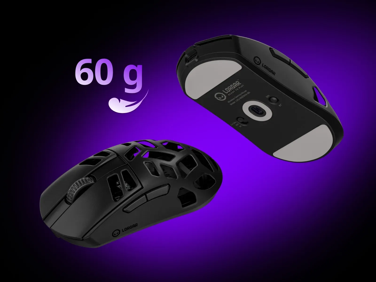 LORGAR MSE90W ELITE ultralett gaming-mus