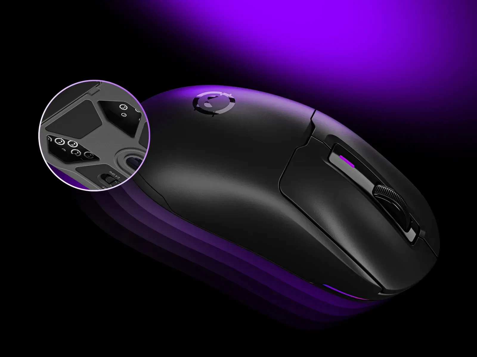 LORGAR MSA10W ADVANCED lett gaming-mus på 65 gram