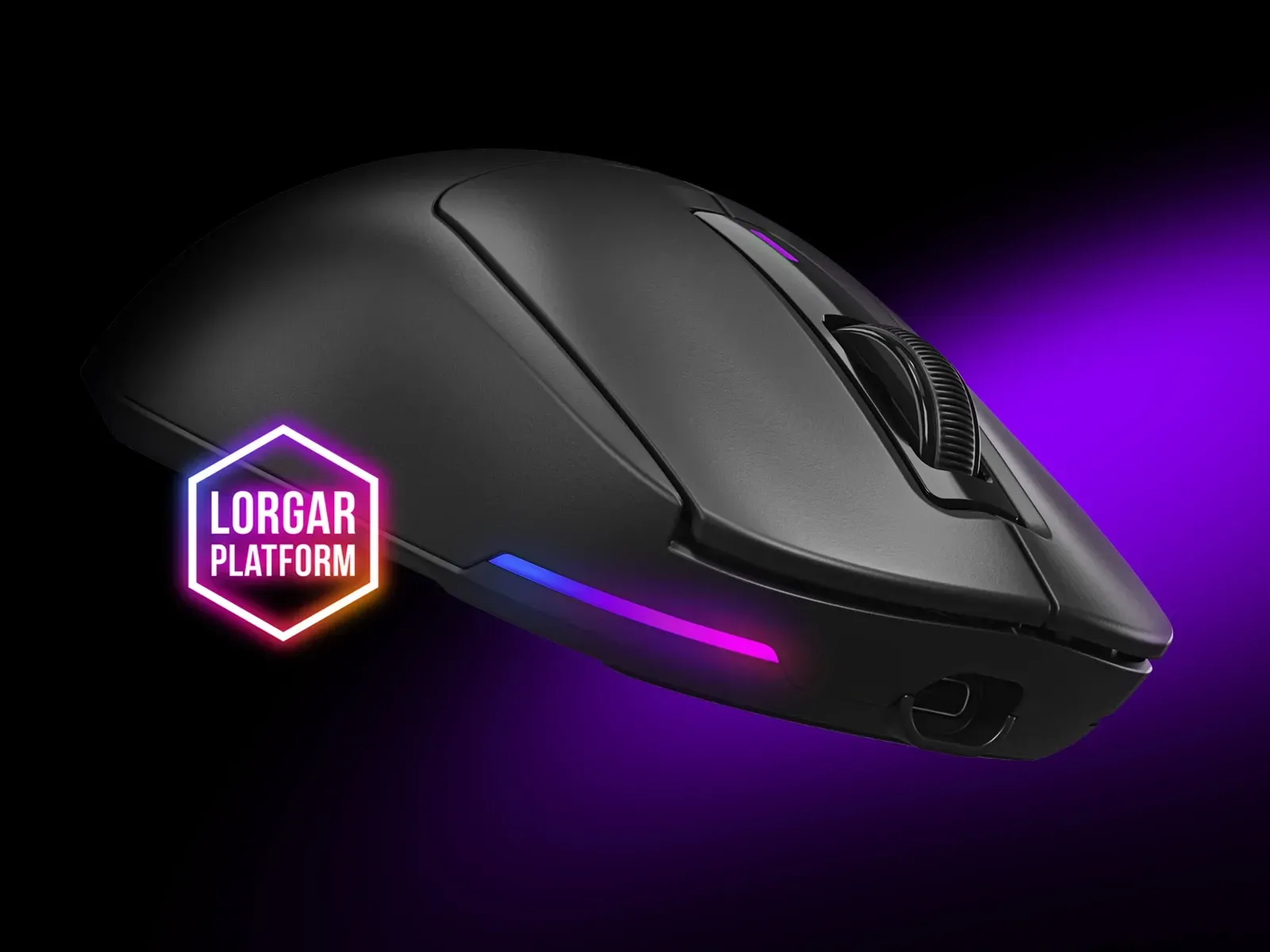 LORGAR MSA10W ADVANCED med RGB-belysning