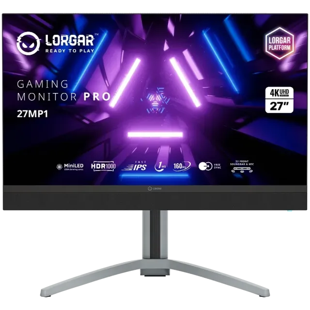 LORGAR 27MP1 PRO Gaming-skjerm 27" 4K 160 Hz