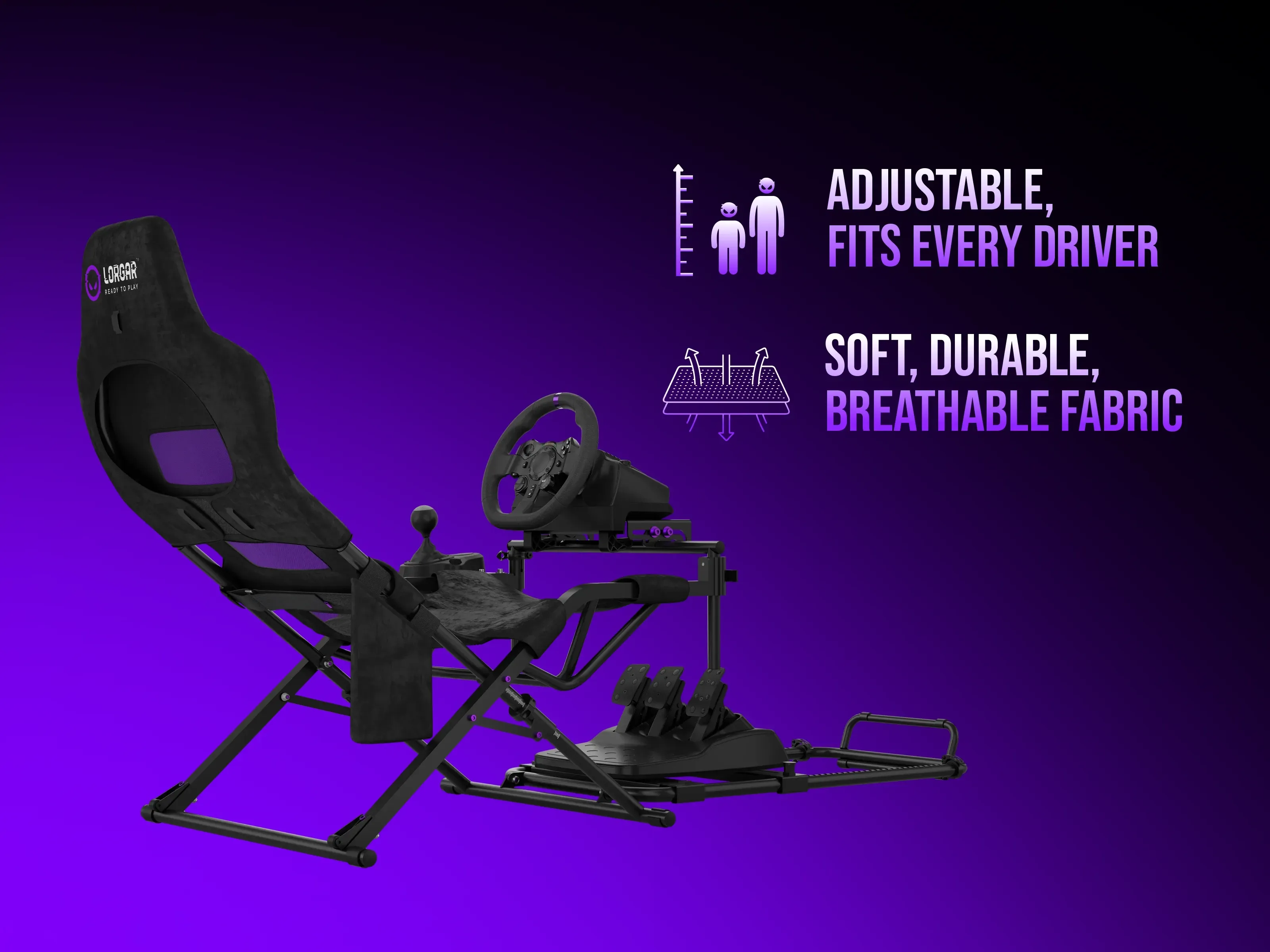 LORGAR RAF1 ADVANCED racing sete