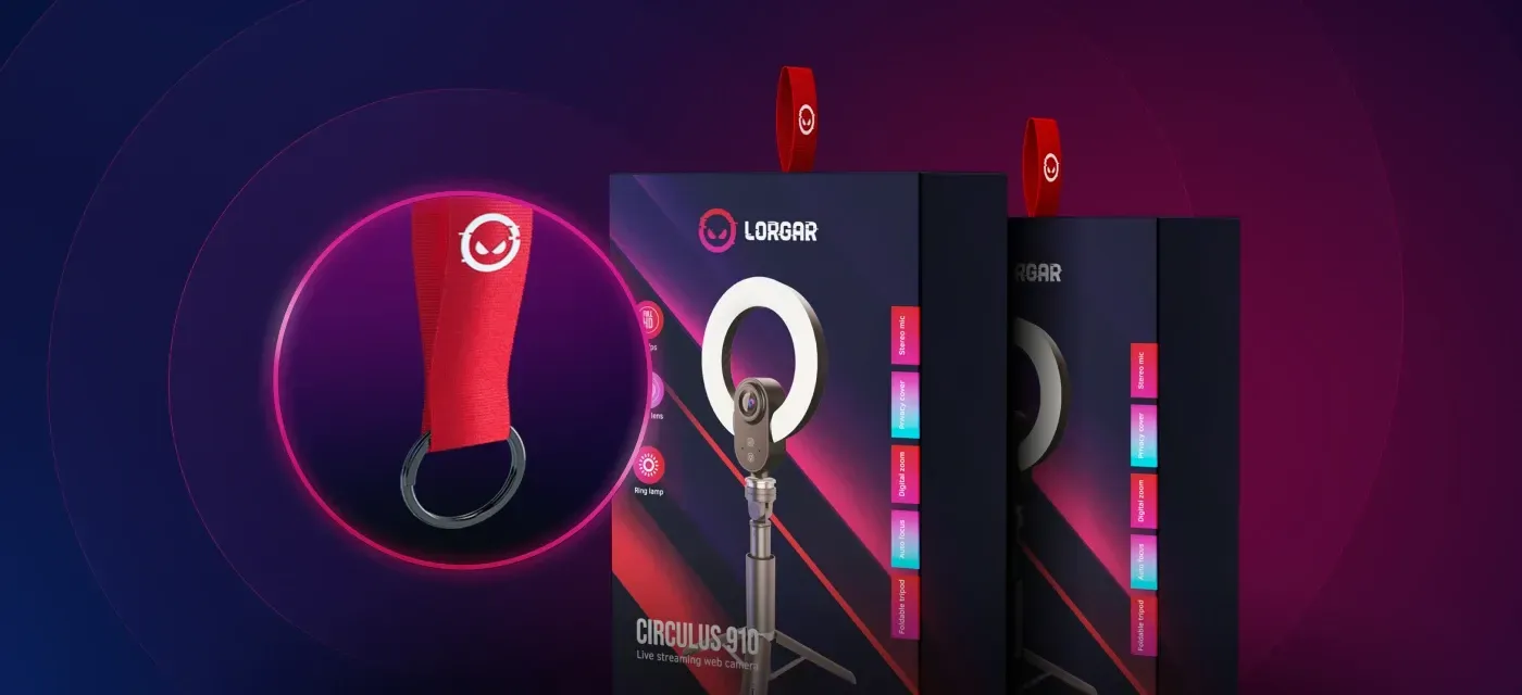 LORGAR Circulus 910 ELITE webkamera tilbehør