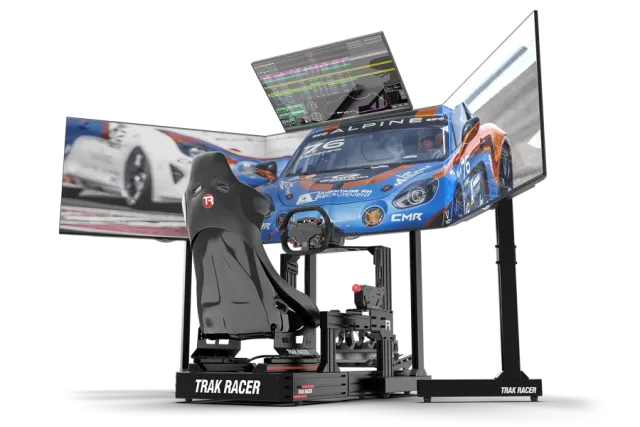 Trak Racer Frittstående Quad Skjermstativ-opptil 55" Skjermer