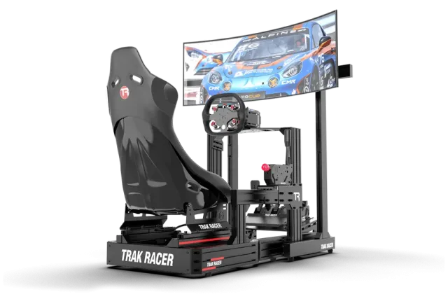 Trak Racer Frittstående Single Skjermstativ- Opptil 80" Skjerm